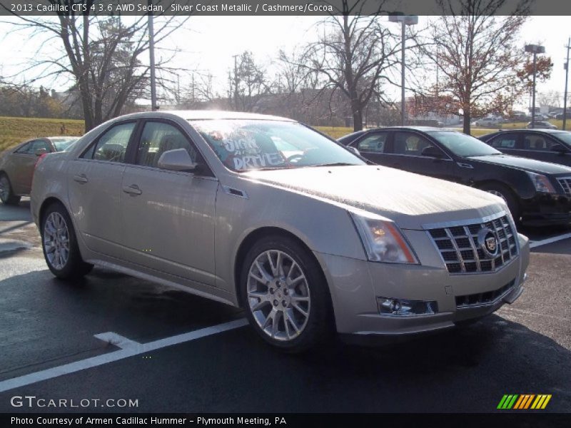 Silver Coast Metallic / Cashmere/Cocoa 2013 Cadillac CTS 4 3.6 AWD Sedan