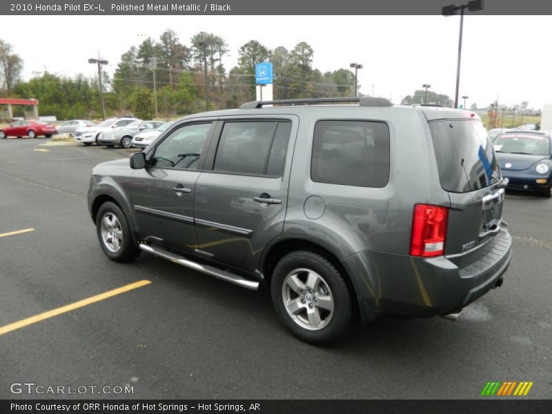 Polished Metal Metallic / Black 2010 Honda Pilot EX-L