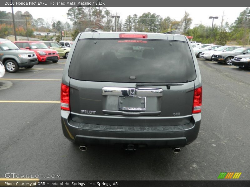 Polished Metal Metallic / Black 2010 Honda Pilot EX-L