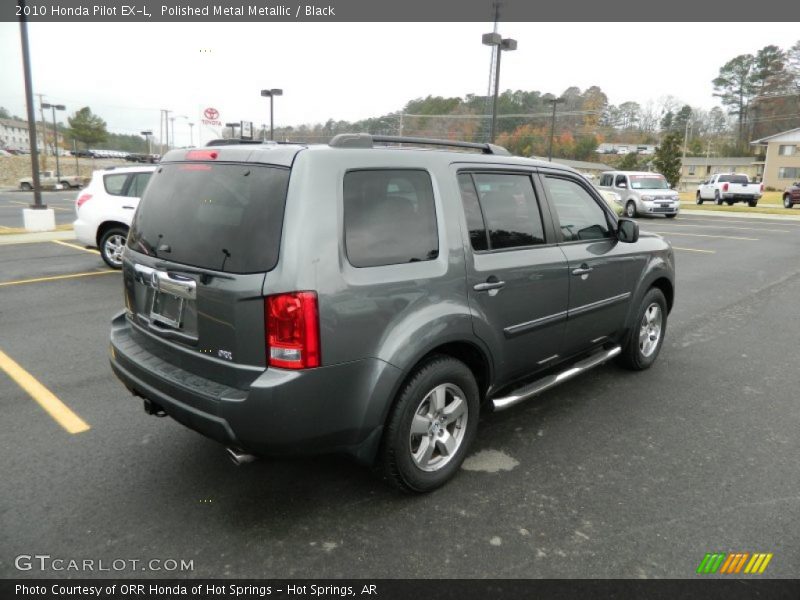 Polished Metal Metallic / Black 2010 Honda Pilot EX-L