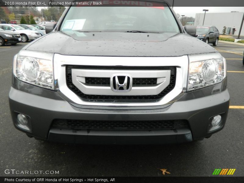Polished Metal Metallic / Black 2010 Honda Pilot EX-L
