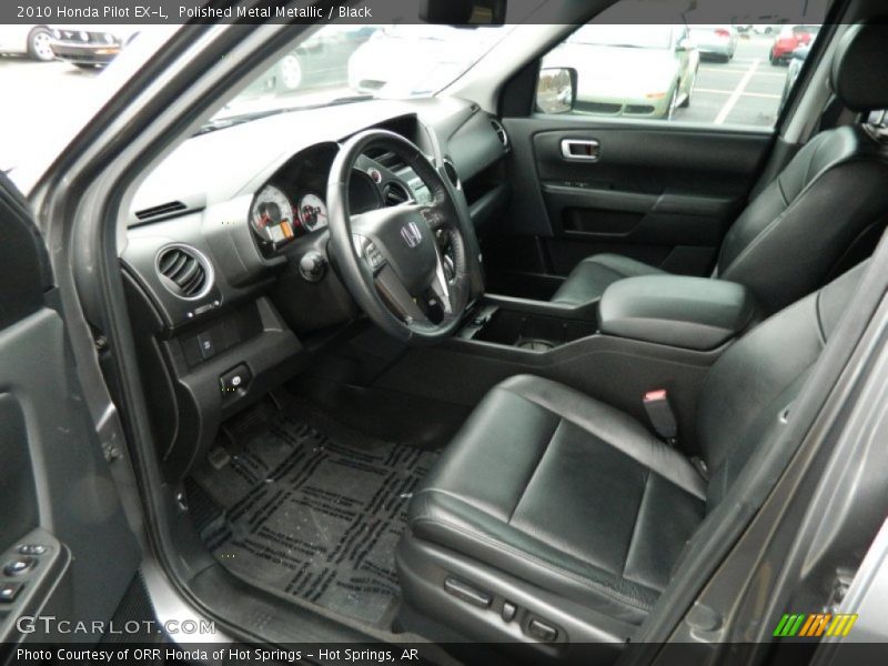 Polished Metal Metallic / Black 2010 Honda Pilot EX-L