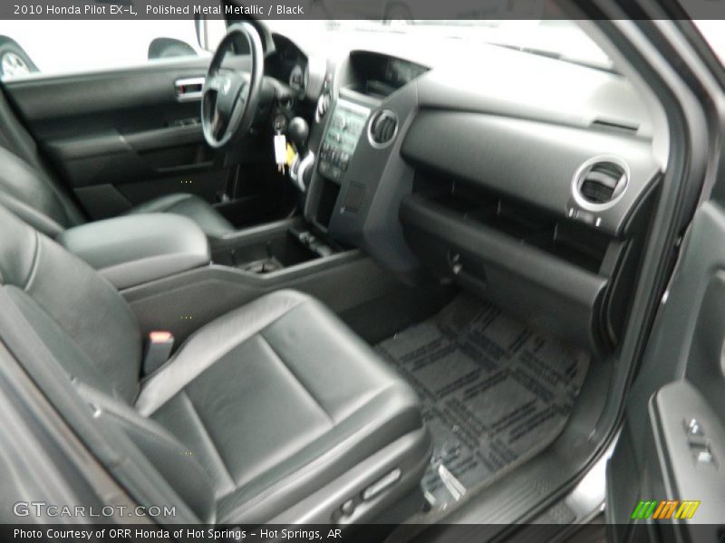 Polished Metal Metallic / Black 2010 Honda Pilot EX-L