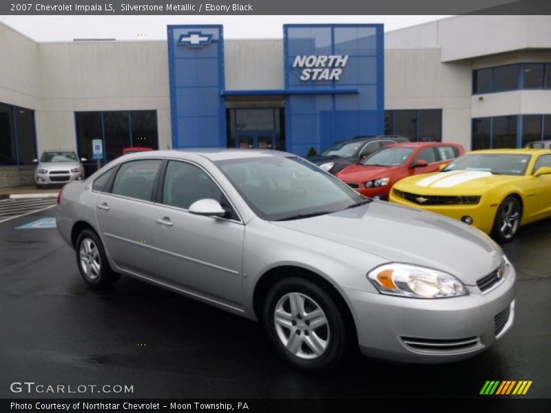 Silverstone Metallic / Ebony Black 2007 Chevrolet Impala LS