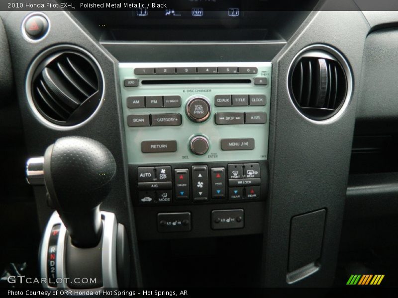 Polished Metal Metallic / Black 2010 Honda Pilot EX-L