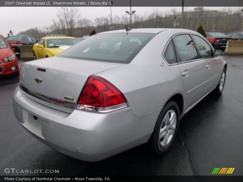 Silverstone Metallic / Ebony Black 2007 Chevrolet Impala LS