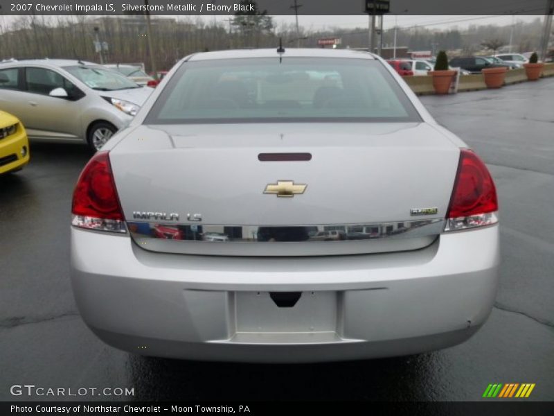 Silverstone Metallic / Ebony Black 2007 Chevrolet Impala LS