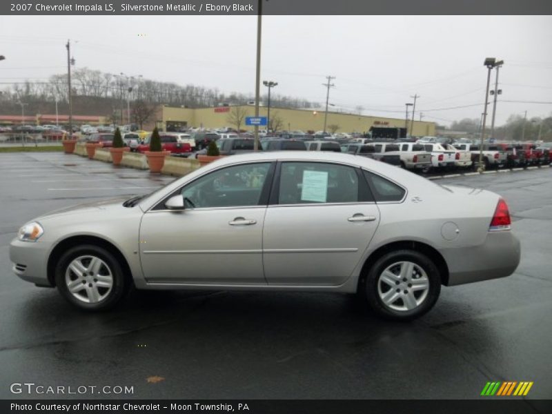 Silverstone Metallic / Ebony Black 2007 Chevrolet Impala LS
