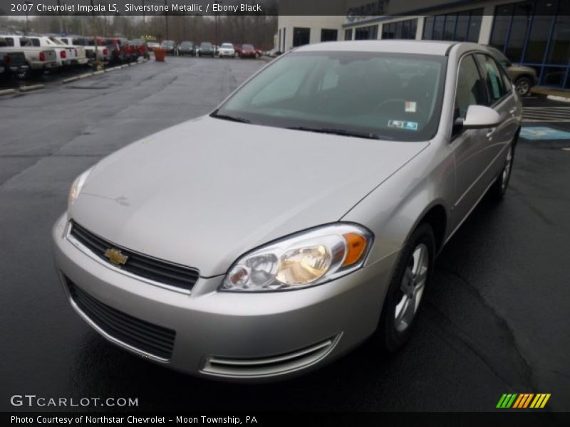 Silverstone Metallic / Ebony Black 2007 Chevrolet Impala LS