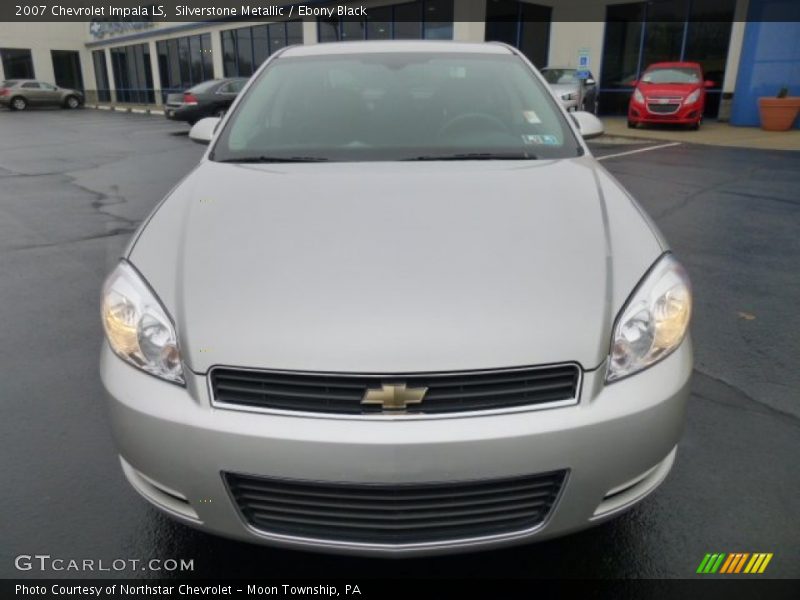 Silverstone Metallic / Ebony Black 2007 Chevrolet Impala LS