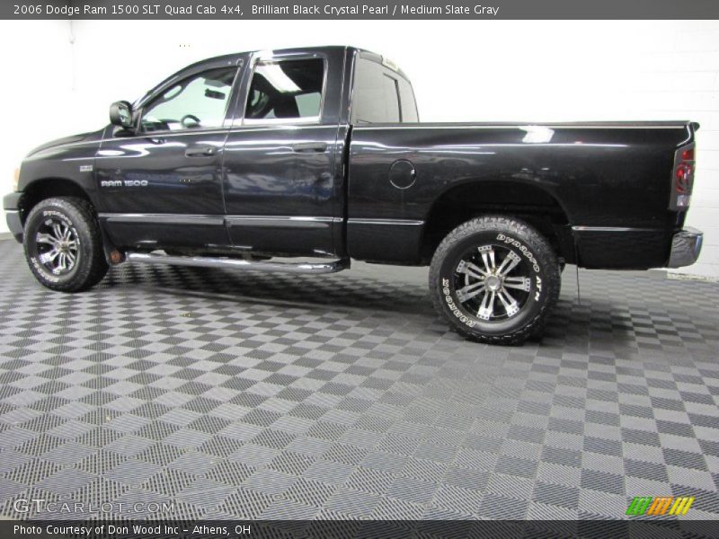Brilliant Black Crystal Pearl / Medium Slate Gray 2006 Dodge Ram 1500 SLT Quad Cab 4x4