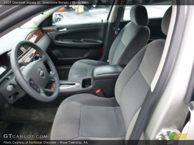 Silverstone Metallic / Ebony Black 2007 Chevrolet Impala LS