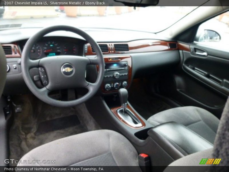 Silverstone Metallic / Ebony Black 2007 Chevrolet Impala LS