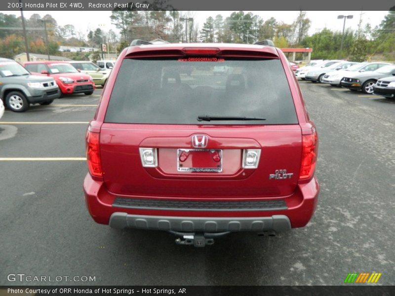 Redrock Pearl / Gray 2003 Honda Pilot EX 4WD
