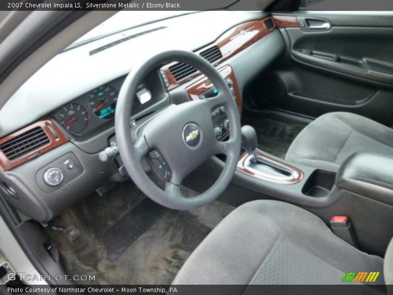 Silverstone Metallic / Ebony Black 2007 Chevrolet Impala LS