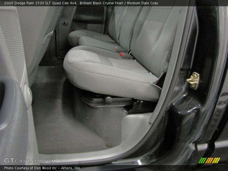 Brilliant Black Crystal Pearl / Medium Slate Gray 2006 Dodge Ram 1500 SLT Quad Cab 4x4