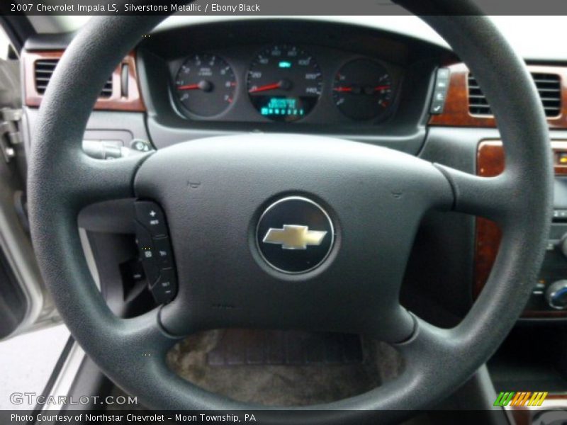 Silverstone Metallic / Ebony Black 2007 Chevrolet Impala LS