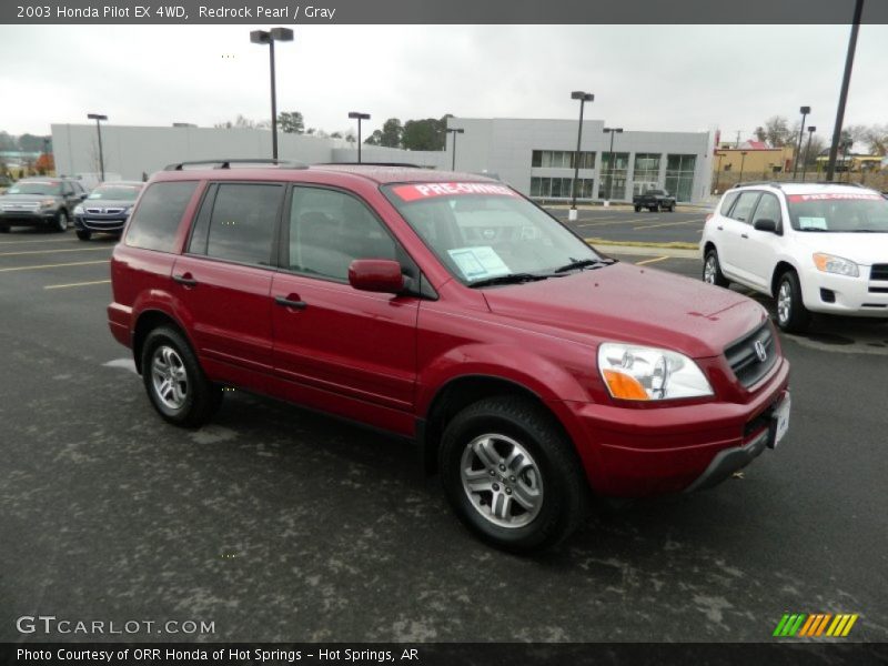 Redrock Pearl / Gray 2003 Honda Pilot EX 4WD