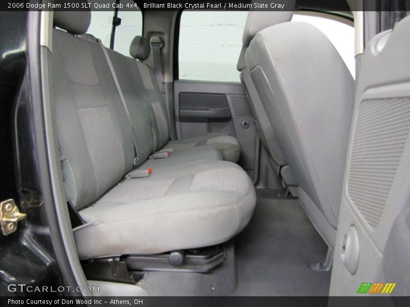 Brilliant Black Crystal Pearl / Medium Slate Gray 2006 Dodge Ram 1500 SLT Quad Cab 4x4