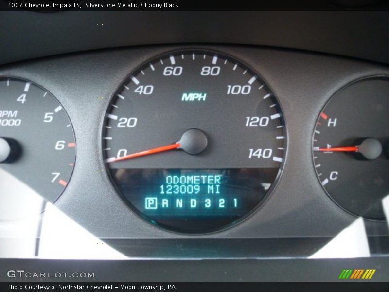 Silverstone Metallic / Ebony Black 2007 Chevrolet Impala LS