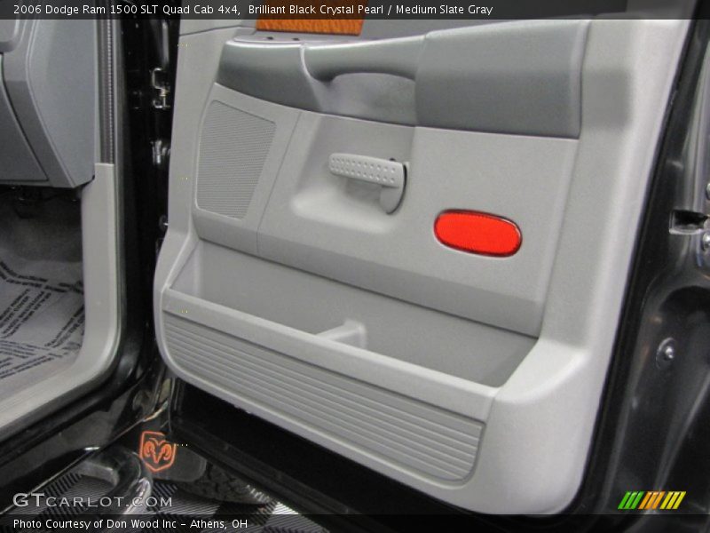 Brilliant Black Crystal Pearl / Medium Slate Gray 2006 Dodge Ram 1500 SLT Quad Cab 4x4