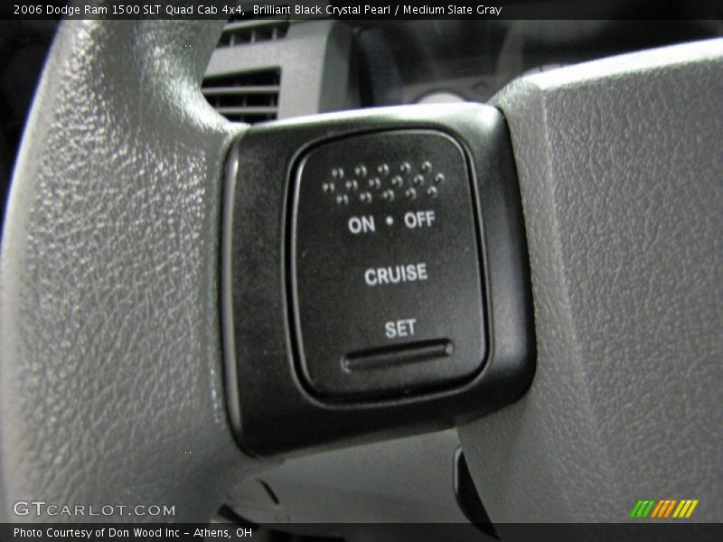 Brilliant Black Crystal Pearl / Medium Slate Gray 2006 Dodge Ram 1500 SLT Quad Cab 4x4