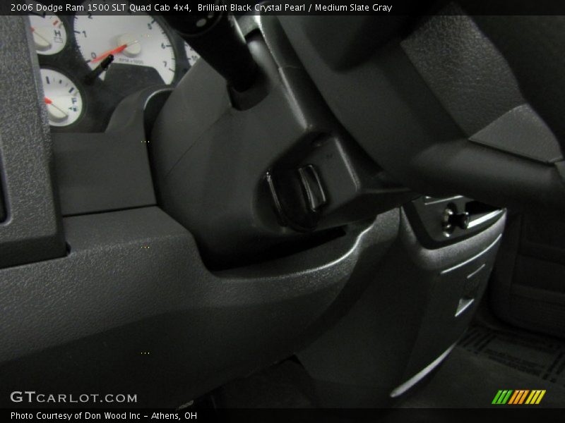 Brilliant Black Crystal Pearl / Medium Slate Gray 2006 Dodge Ram 1500 SLT Quad Cab 4x4