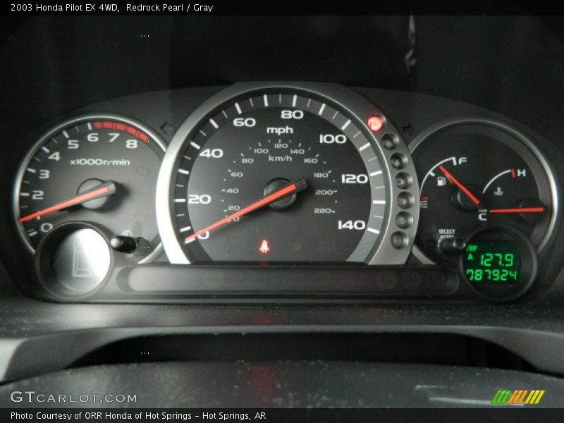 Redrock Pearl / Gray 2003 Honda Pilot EX 4WD