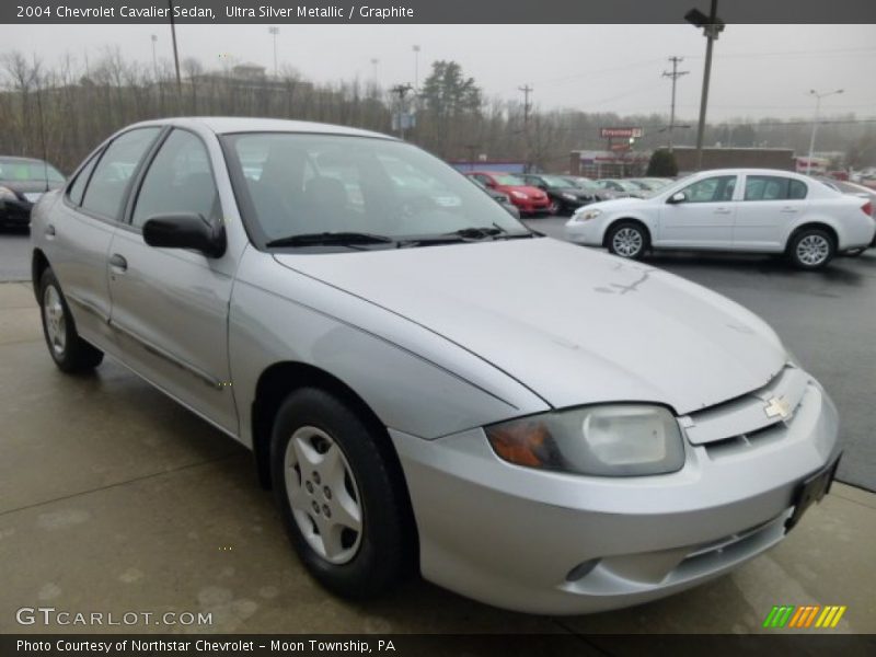 Ultra Silver Metallic / Graphite 2004 Chevrolet Cavalier Sedan