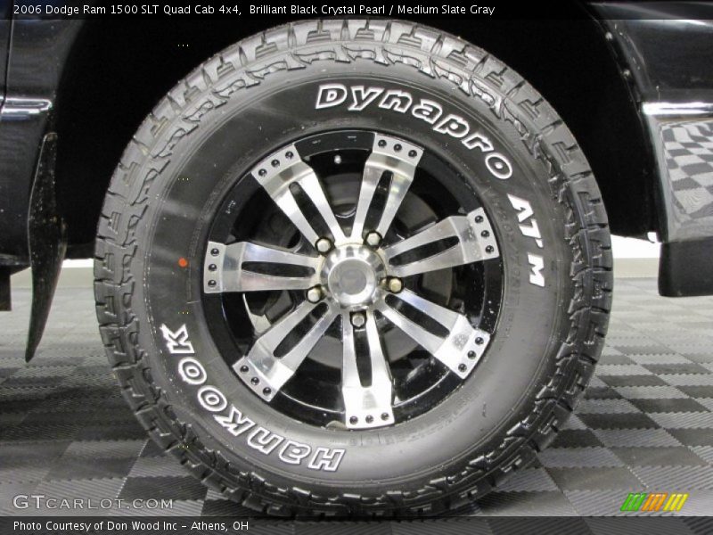 Brilliant Black Crystal Pearl / Medium Slate Gray 2006 Dodge Ram 1500 SLT Quad Cab 4x4