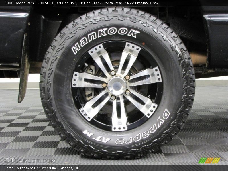 Brilliant Black Crystal Pearl / Medium Slate Gray 2006 Dodge Ram 1500 SLT Quad Cab 4x4
