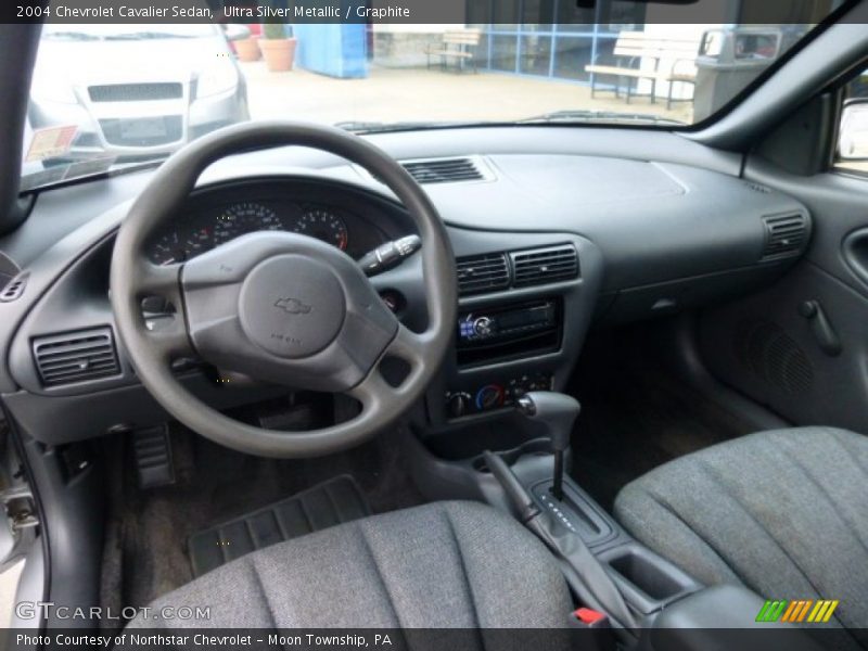 Ultra Silver Metallic / Graphite 2004 Chevrolet Cavalier Sedan