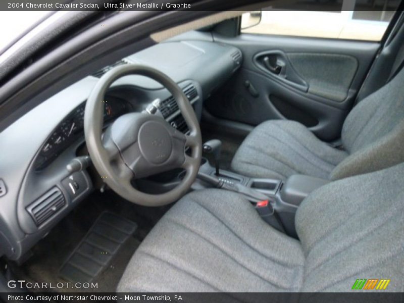 Ultra Silver Metallic / Graphite 2004 Chevrolet Cavalier Sedan