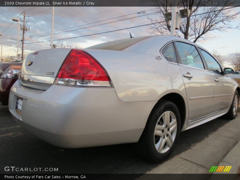 Silver Ice Metallic / Gray 2009 Chevrolet Impala LS