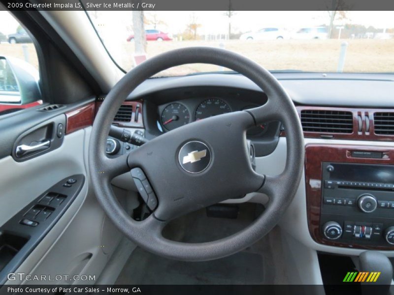 Silver Ice Metallic / Gray 2009 Chevrolet Impala LS