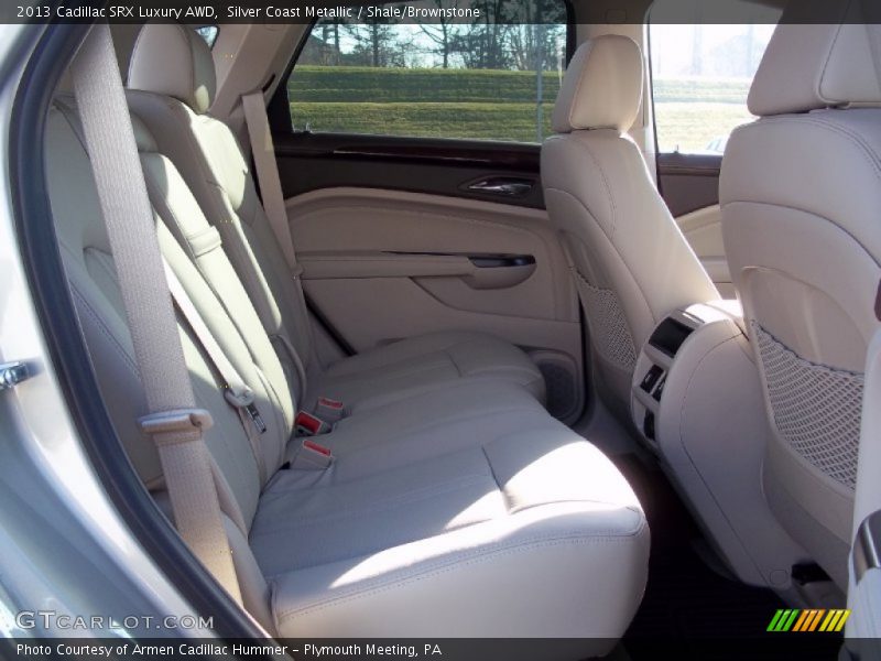 Silver Coast Metallic / Shale/Brownstone 2013 Cadillac SRX Luxury AWD