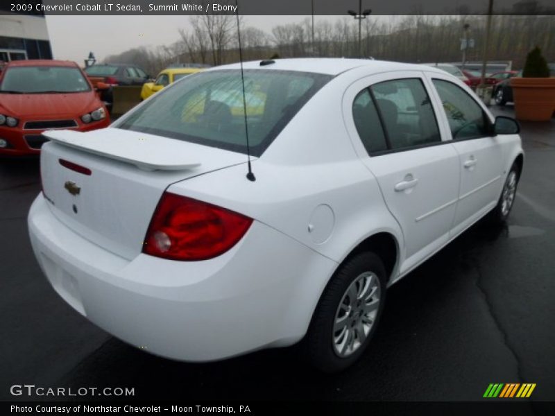 Summit White / Ebony 2009 Chevrolet Cobalt LT Sedan
