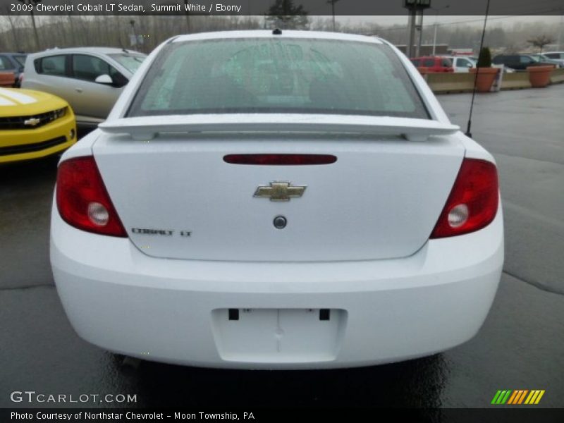 Summit White / Ebony 2009 Chevrolet Cobalt LT Sedan