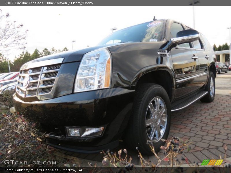 Black Raven / Ebony/Ebony 2007 Cadillac Escalade