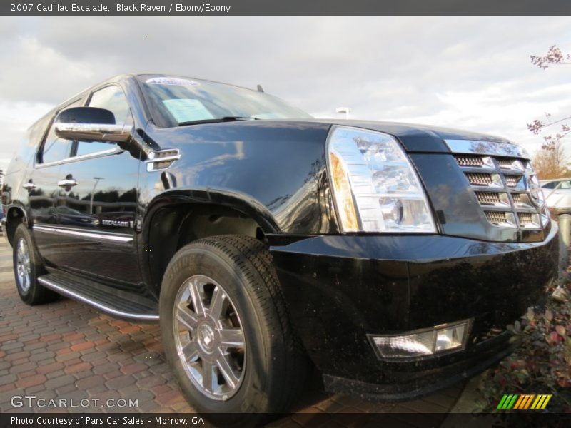 Black Raven / Ebony/Ebony 2007 Cadillac Escalade