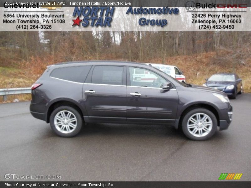 Tungsten Metallic / Ebony/Mojave 2013 Chevrolet Traverse LT AWD