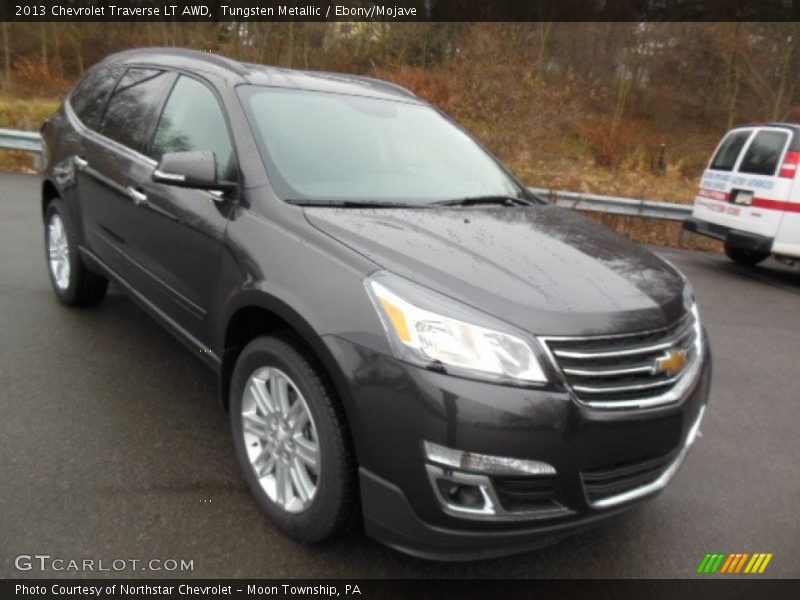 Tungsten Metallic / Ebony/Mojave 2013 Chevrolet Traverse LT AWD