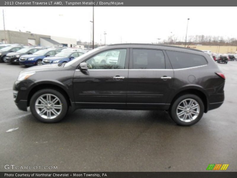 Tungsten Metallic / Ebony/Mojave 2013 Chevrolet Traverse LT AWD