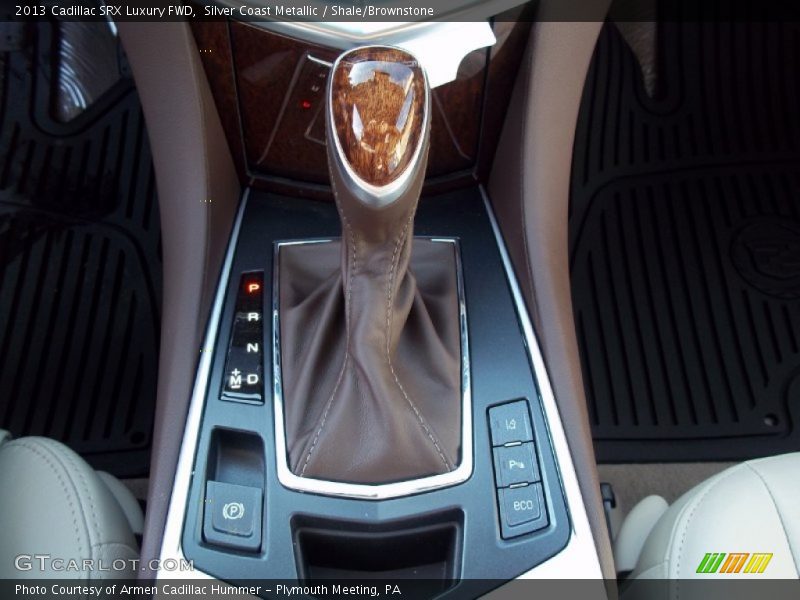 Silver Coast Metallic / Shale/Brownstone 2013 Cadillac SRX Luxury FWD
