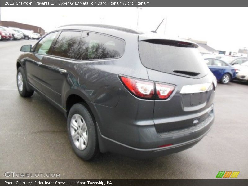 Cyber Gray Metallic / Dark Titanium/Light Titanium 2013 Chevrolet Traverse LS
