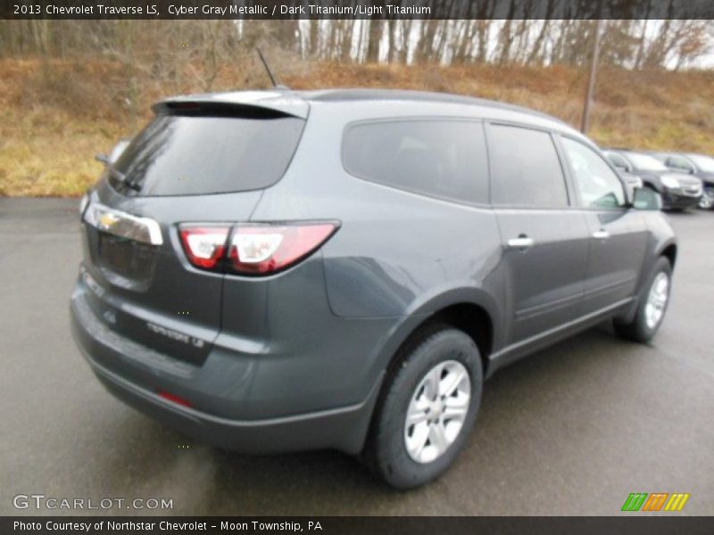 Cyber Gray Metallic / Dark Titanium/Light Titanium 2013 Chevrolet Traverse LS