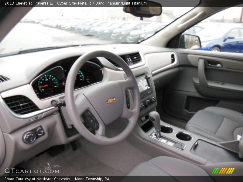 Dark Titanium/Light Titanium Interior - 2013 Traverse LS 