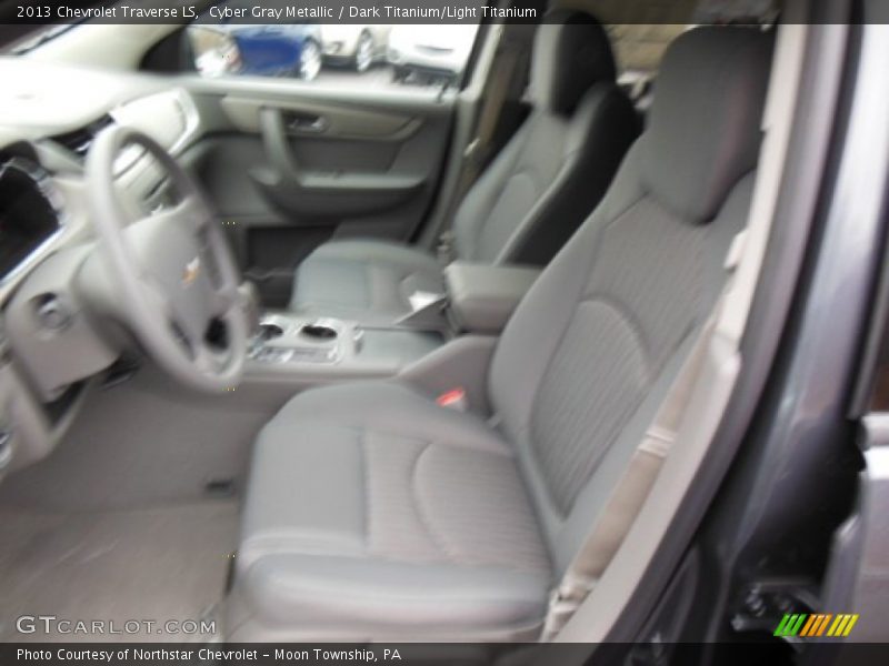 Cyber Gray Metallic / Dark Titanium/Light Titanium 2013 Chevrolet Traverse LS