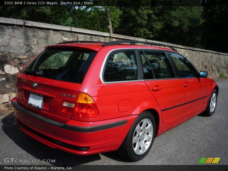 Electric Red / Black 2005 BMW 3 Series 325i Wagon