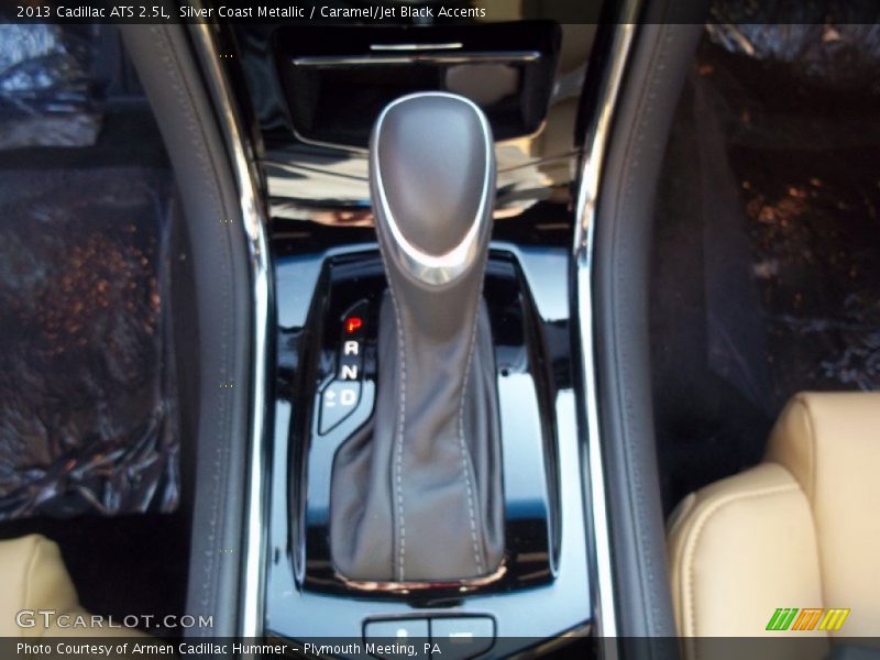Silver Coast Metallic / Caramel/Jet Black Accents 2013 Cadillac ATS 2.5L